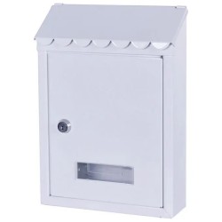 Brievenbus incl bovenklep ivoor-beige