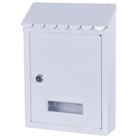 Brievenbus incl bovenklep ivoor-beige