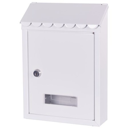 Boîte postal avec couvercle blanc popular