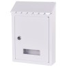 Boîte postal avec couvercle blanc popular