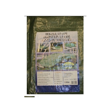 dekzeil 1.5 x 6 mtr groen profi