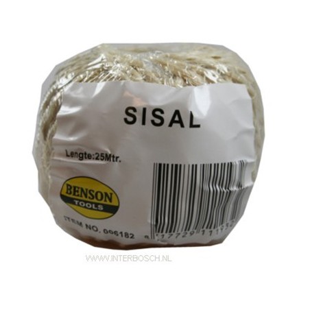 touw Sisal 100 gram 25 meter Benson