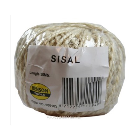 touw Sisal 200 gram 55 mete Benson