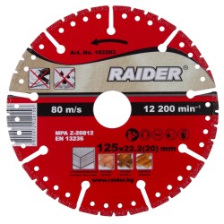 Diamond Cutting Disc 125x22.2mm Universal