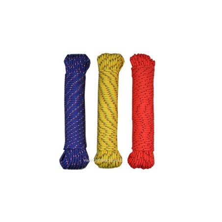 touw kleur 4mm x 20m GL/OR/BL Benson
