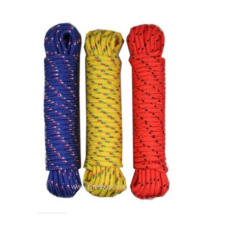 corde couleur 6mm x 10 m RG/OR/BL benson