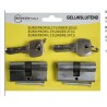 cylindre euro 2 pcs clés indentiques