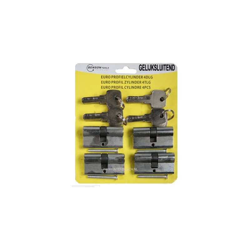 euro profi cylindre 4 pcs