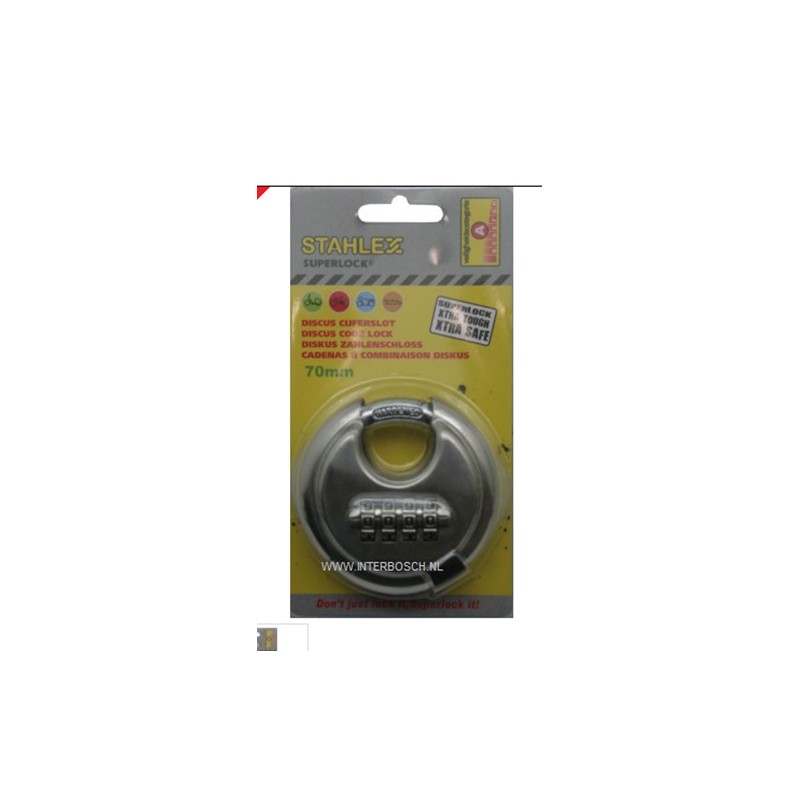 cadenas combinaison diskus ronde 70mm