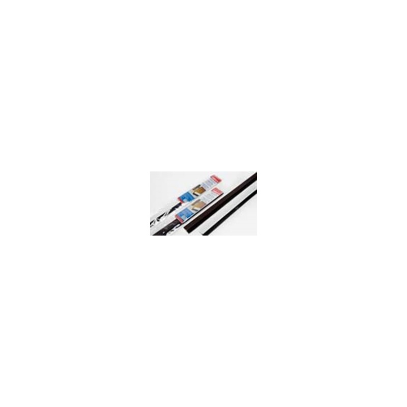 GEKO zelfkl ALU strip met regelb borstel wit 100cm GEKO zelfkl ALU strip met regelb borstel wit 100cm