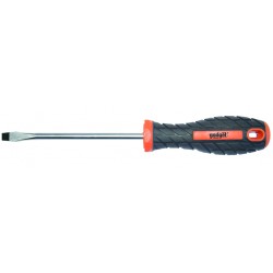 SCHR DR PLAT 4X100  ROOD/ZWART GD