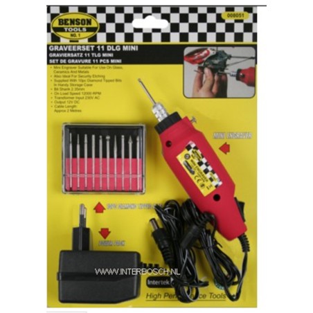 ensemble gravure 11 pcs mini