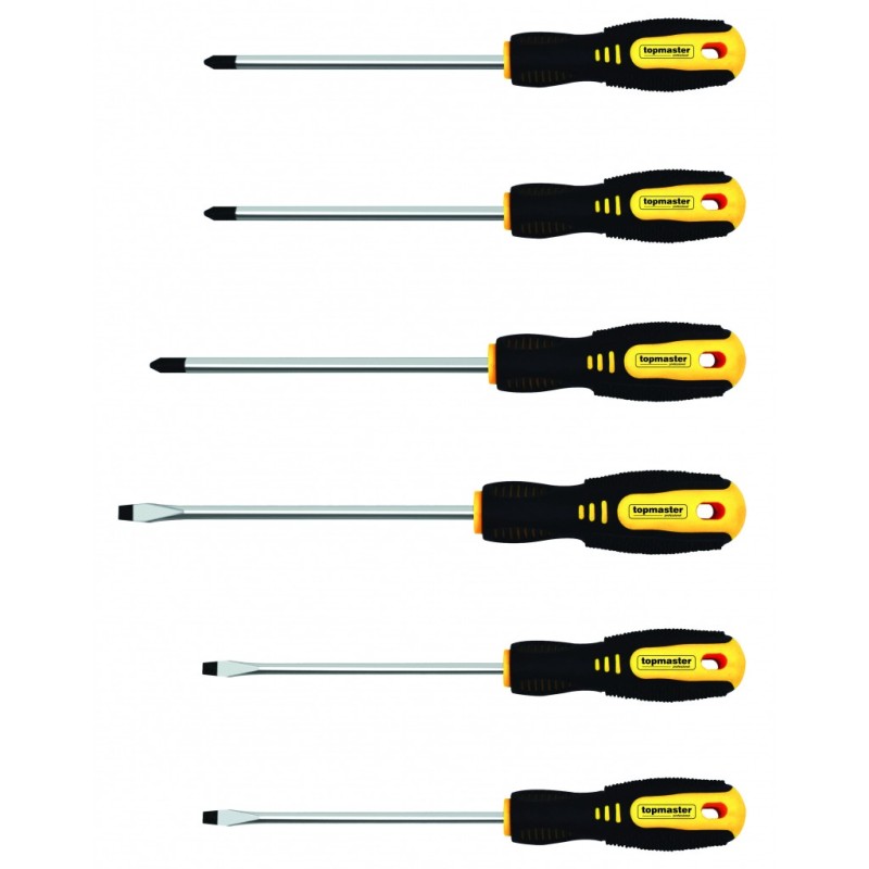 Screwdriver in cardboard box set 6pcs CR-V TMP