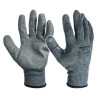 Werkhandschoenen grijs polyester latex coating 10"