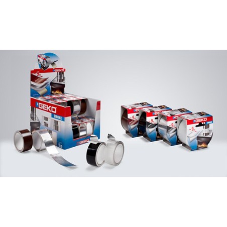 GEKO ADH.ALUM.TAPE HIGH TEMP.RESISTANT MM40X9M ALU