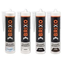 Brixo silicone kit transparant universeel 280ml