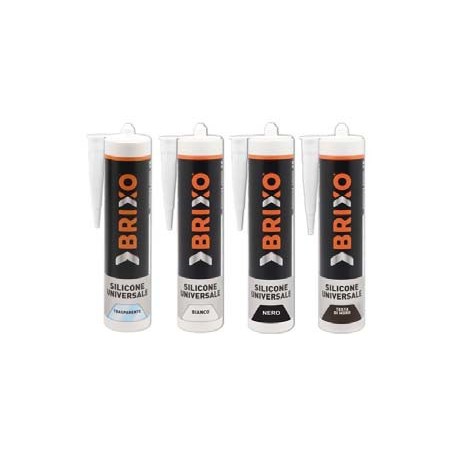 Brixo silicone kit transparant universeel 280ml