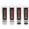 Brixo kit silicone transparent universal 280ml