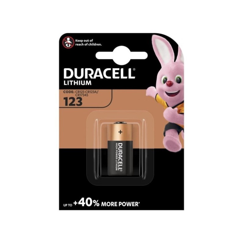 Duracell 123  3V blister 1 pc lithium