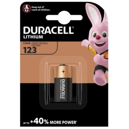 Duracell 123  3V blister 1 pc lithium