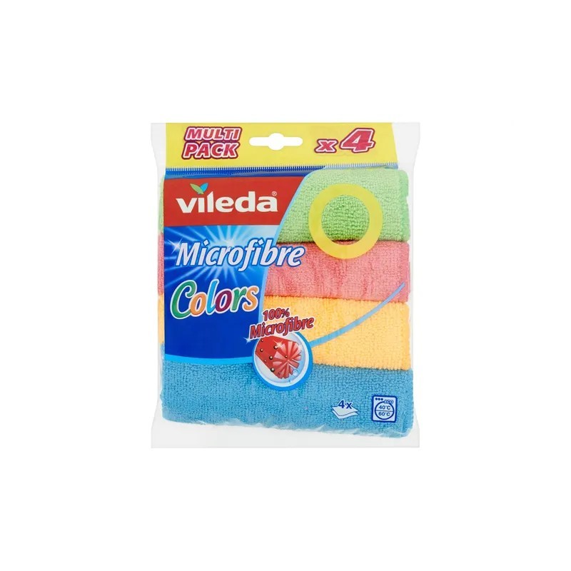 Vileda microvezeldoek 30 x 30 cm 4 dlg
