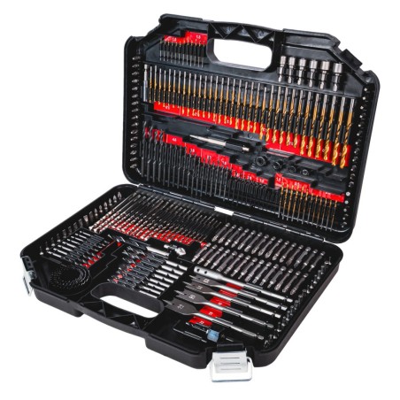 Driver + screw  bits + hole saw sets  246 pcs