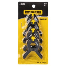 Veer zeil klem Set 4pcs  2" TMP