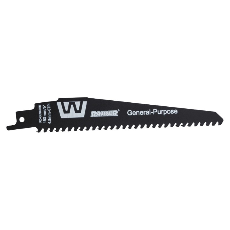 Reciprocating Saw Blade Universal 150mm 4,3mm6TPI