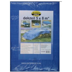 bâche 6x8 mtr bleu