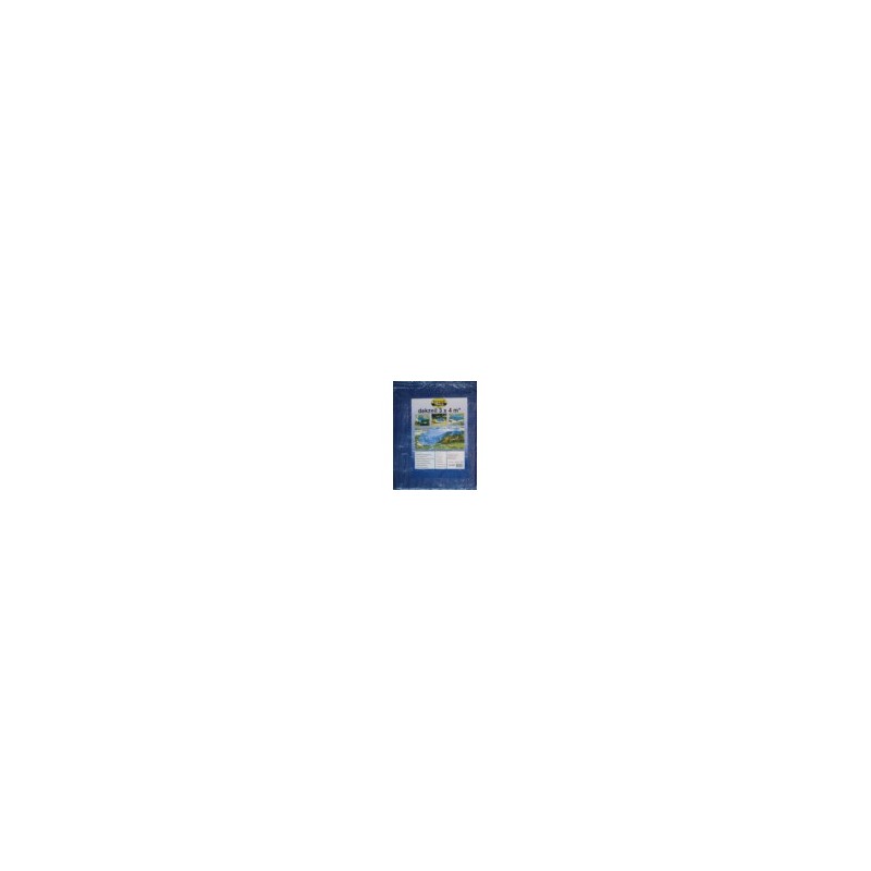 bâche 3 x 4 mtr bleu   profi 120gr/m²