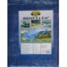 dekzeil 3 x 4m blauw  120gr/m²