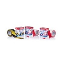 GEKO werf veiligheidslint 70mmx200m  rood/wit