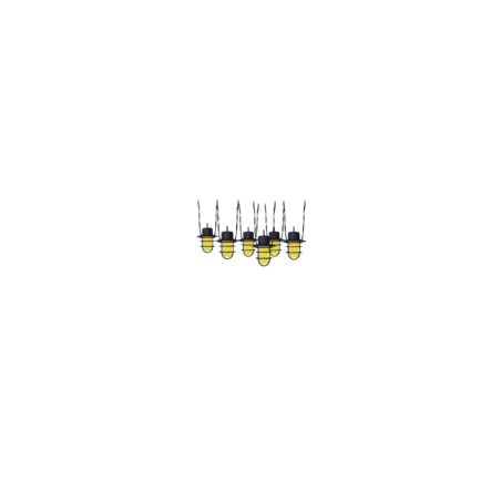 CORDON DE LUMIÈRE 2 MTR SOLAIRE FLAME  6 PCS