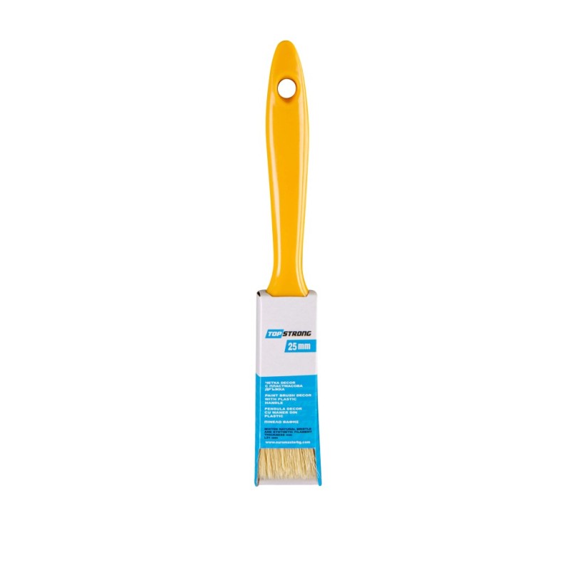 Paint brush DECOR with plastic handle 25mm TS