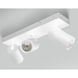 ENFASI  surface-mounted fixture for 3xGU10 WHITE