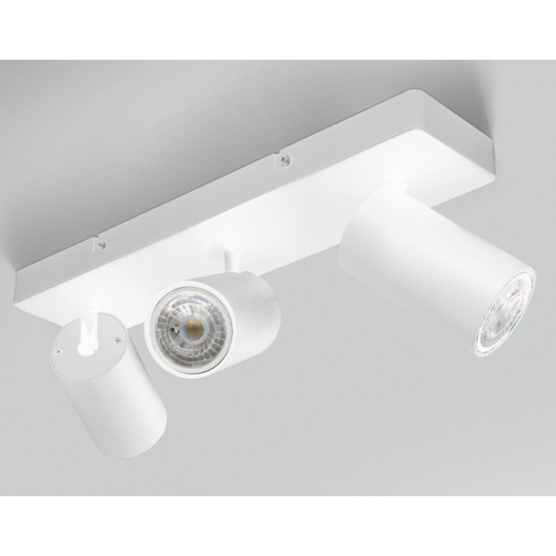 ENFASI  surface-mounted fixture for 3xGU10 WHITE