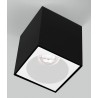 Opbouwarmatuur 1xGU10 zwart / wit