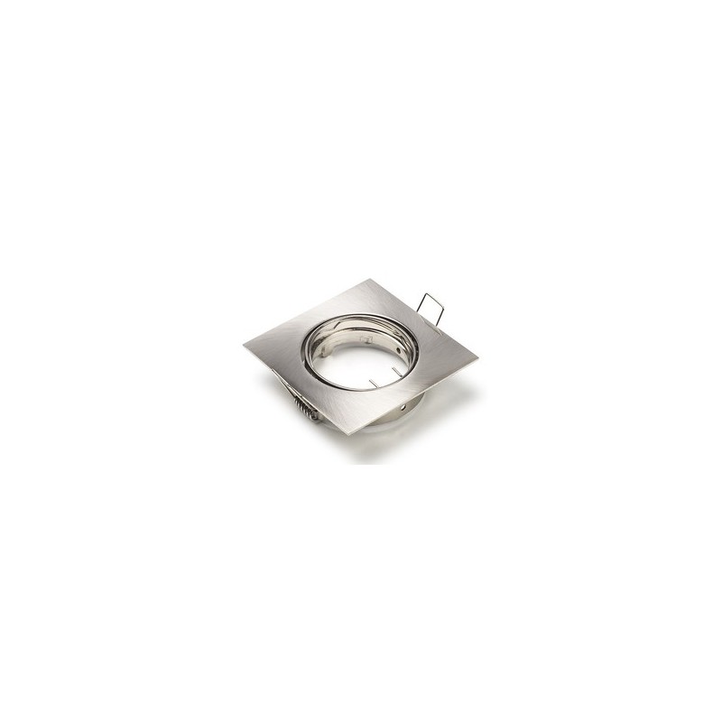 spots carré nikel satin MR-16 mobile