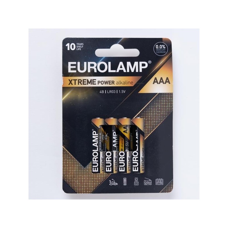 Batterij Extreme AAA LR03 4 pcs