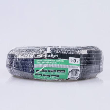 Flex 16mm met trekdraad ral 9004 zwart