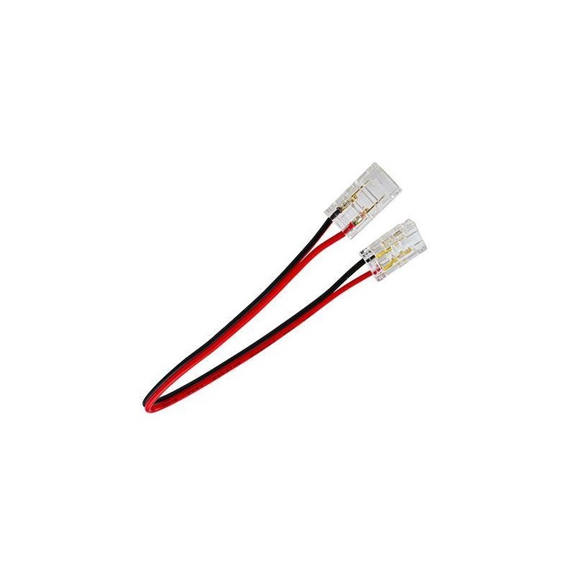 Double Fiche connecter 2 fils pour COB 8mm