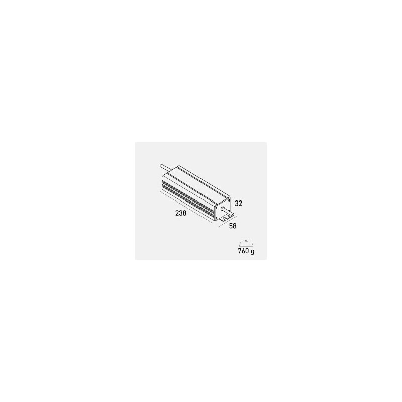 SPARE PART STRIP LED DRIVER - 200W - IP67 - Box