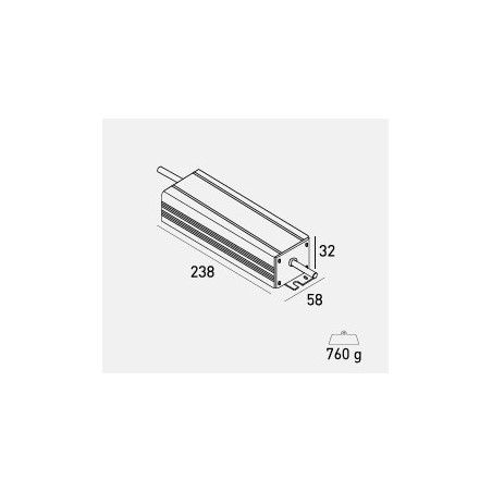 SPARE PART STRIP LED DRIVER - 200W - IP67 - Box