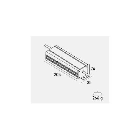 SPARE PART STRIP LED DRIVER - 50W - IP67 - Box