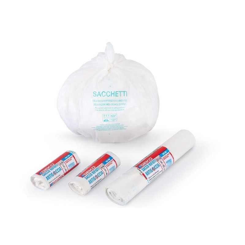 Geko compostable Bio sacs déchets organiques 120L