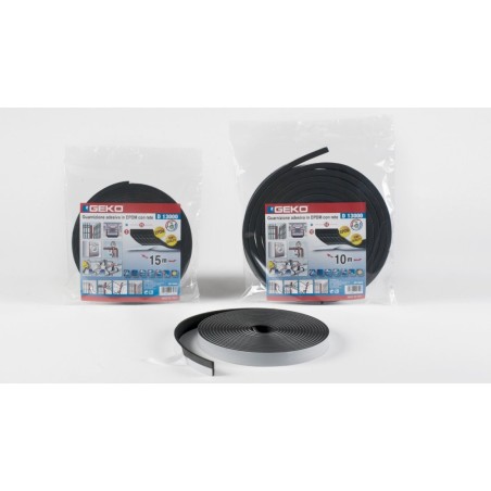 Geko self adhesive EPDM mm 15 x 10 x 10 m, black,