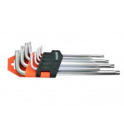 Torx lang 1.5-10mm set 9pcs CR-V-GD