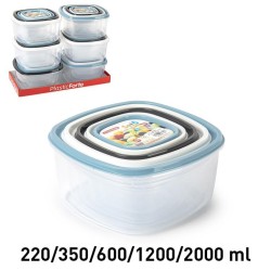 Set 5 plastiek voedsel boxen