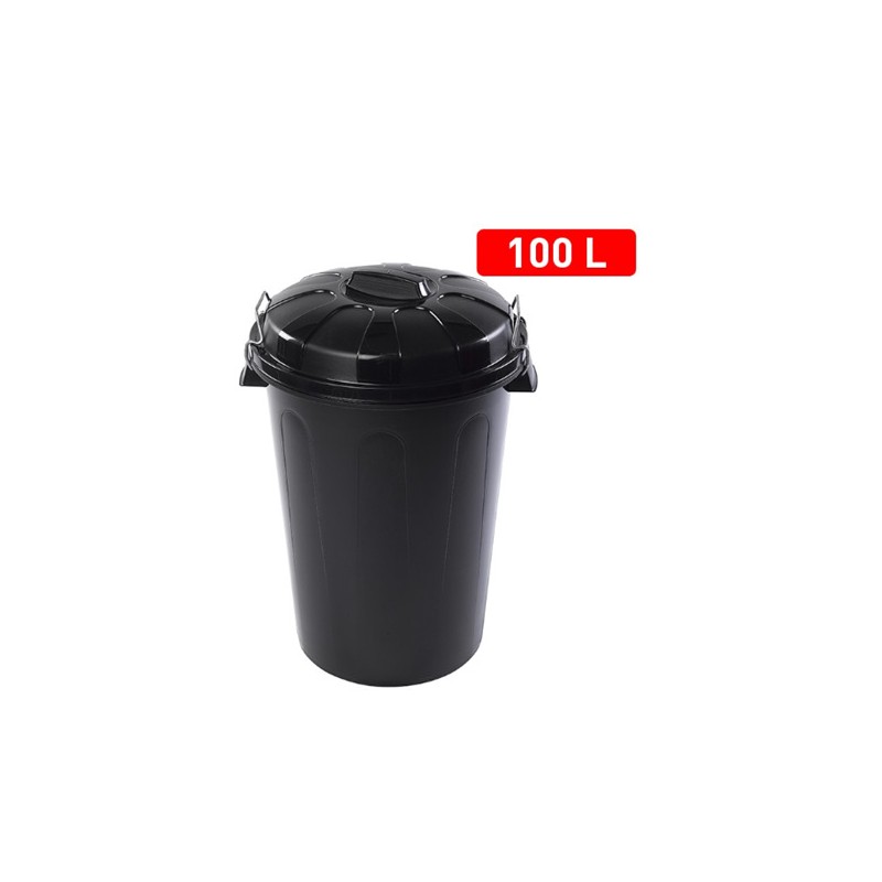 Afvalemmer 100L zwart Afvalemmer 100L zwart