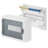 Verdeelkast opbouw 12 modules + terminal bars inc